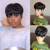 Short Wig 4Inch Bob Straight Hair