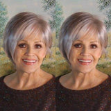 Coco Silver Gray Short Wig