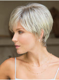 Sweet Light White Gold Short Wig